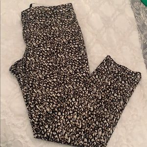 Banana Republic Sloan Curvy Printed Pants